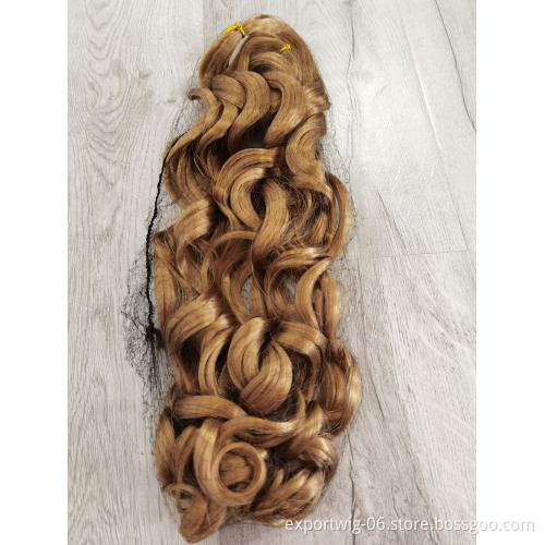 Synthetic French Curl Braiding Hair 150g wavy braiding hair curly braids attachment hair extensions